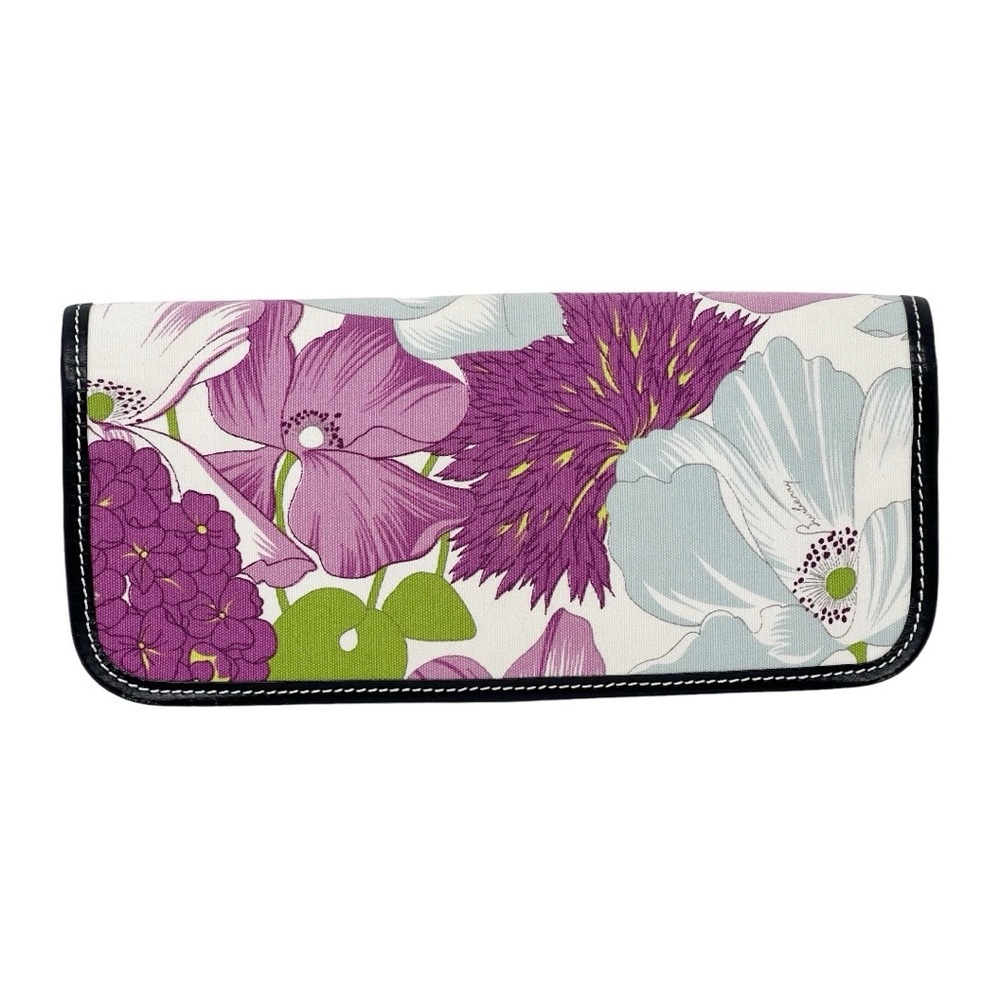 Burberry London Canvas Floral Clutch RARE - Picture 12 of 13